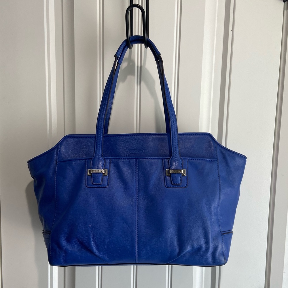 Blue Coach purse